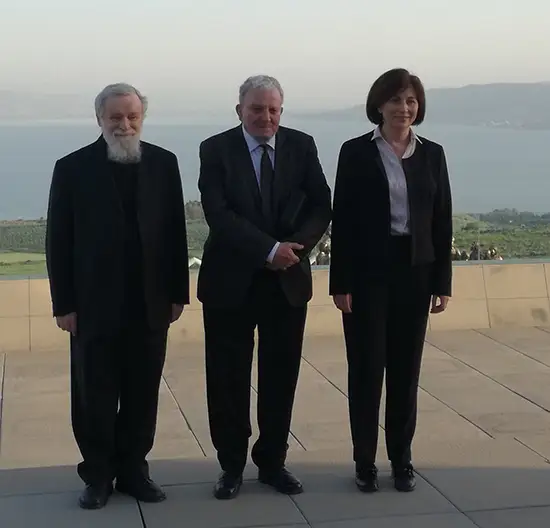 Kiko Argüello, María Ascensión Romero and Fr. Mario Pezzi