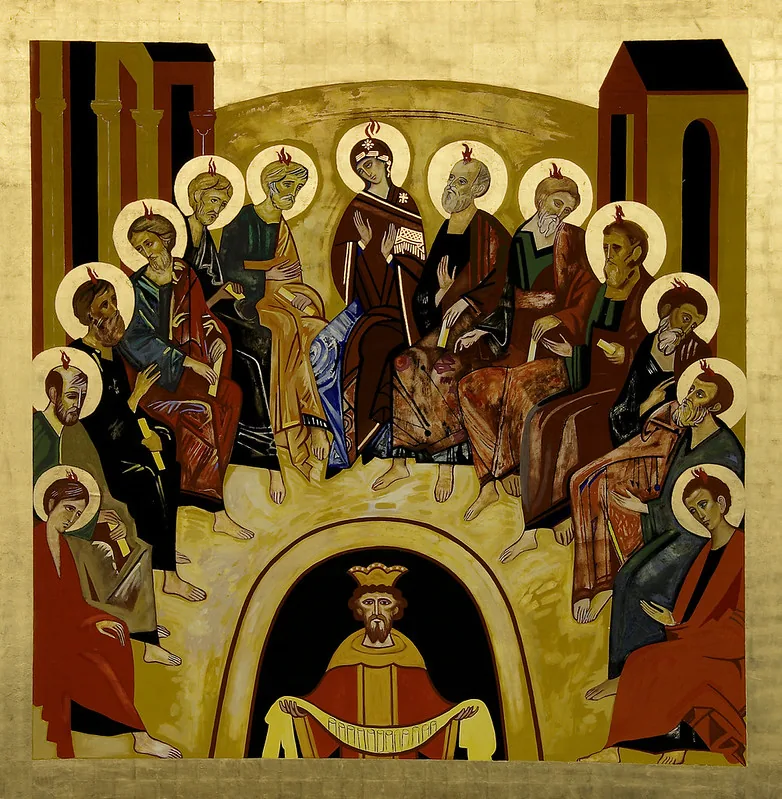 Pentecostés — icono de Kiko Argüello