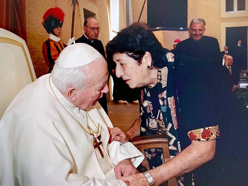 Neocatechumenale Weg audientie met paus Johannes Paulus II