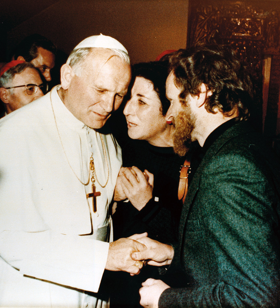 Neocatechumenal Way visit of Pope John Paul II to Canadian Martyrs Parish 1980