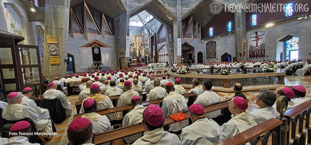 Camino Neocatecumenal Convivencia de Obispos en la Domus Galilaeae 2025 22-27abril - Eucaristía en Nazaret