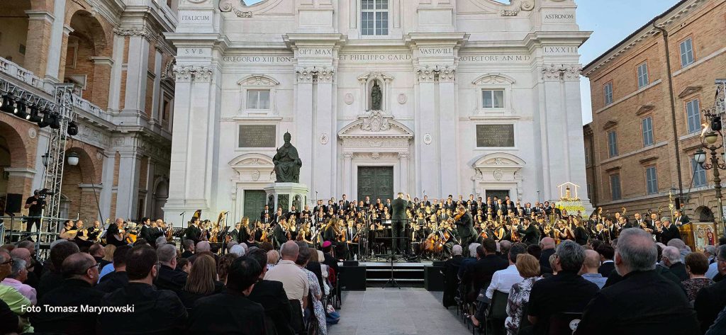 Opera sinfonica di Kiko Argüello presso il Santuario della Casa di Loreto, 19 giugno 2026.