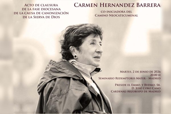 Retransmission Clôture de la cause de canonisation de Carmen Hernández
